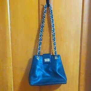 Elegant Black Chain Strap Shoulder Bag